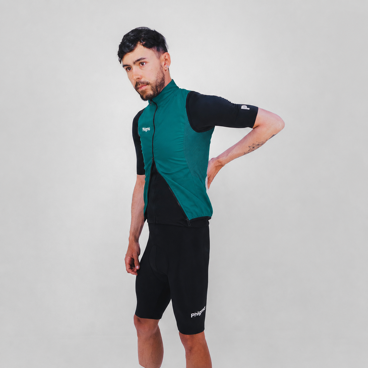 Men's Vest Pine Green