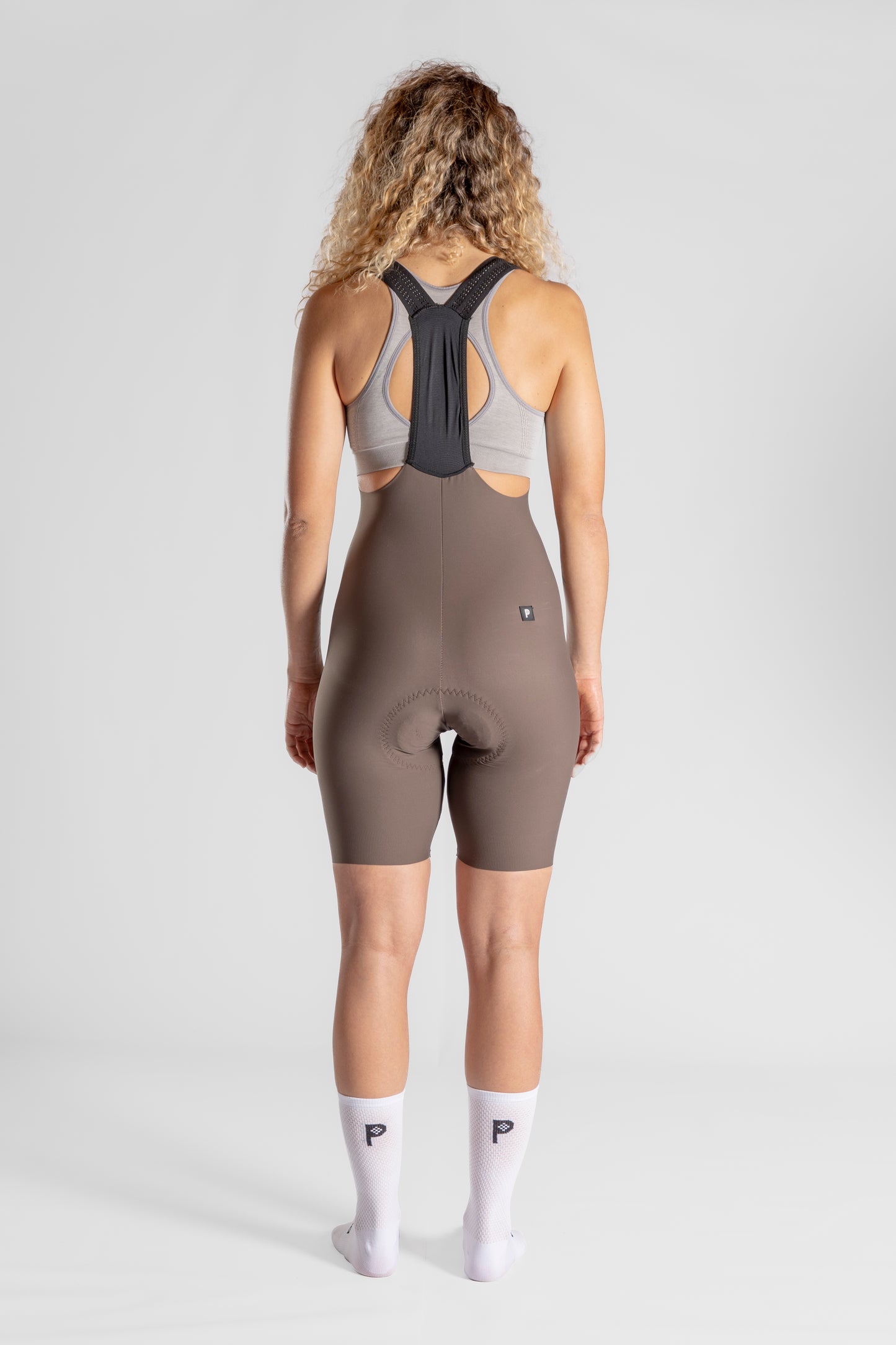 Women's Seamless Bib Grey