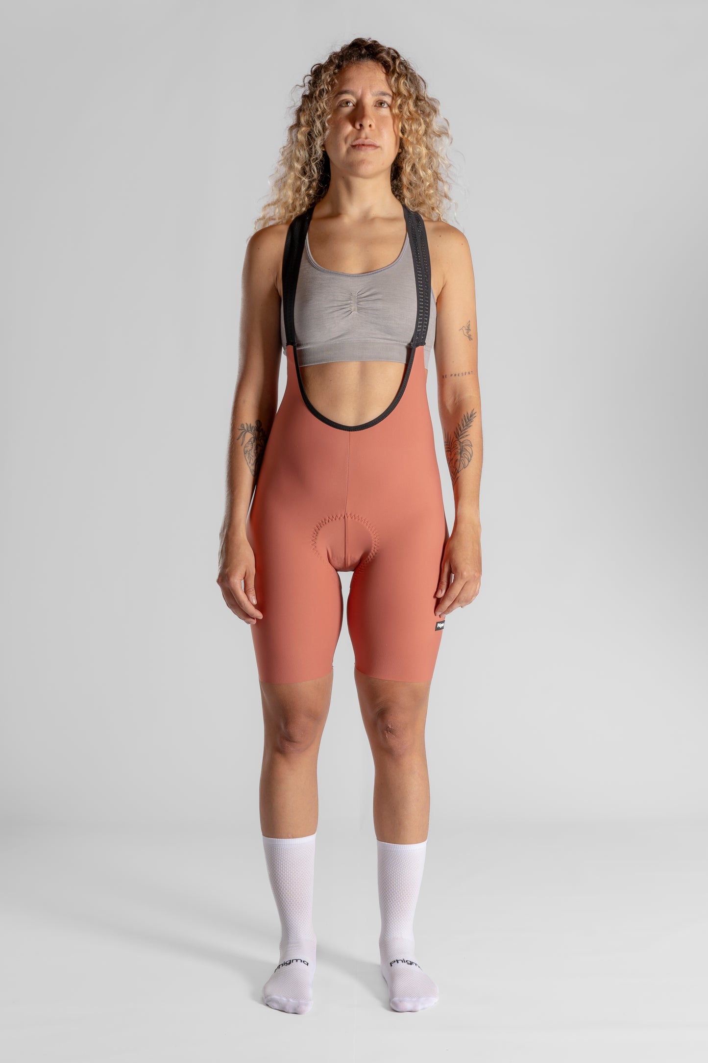 Women's Seamless Bib Grey