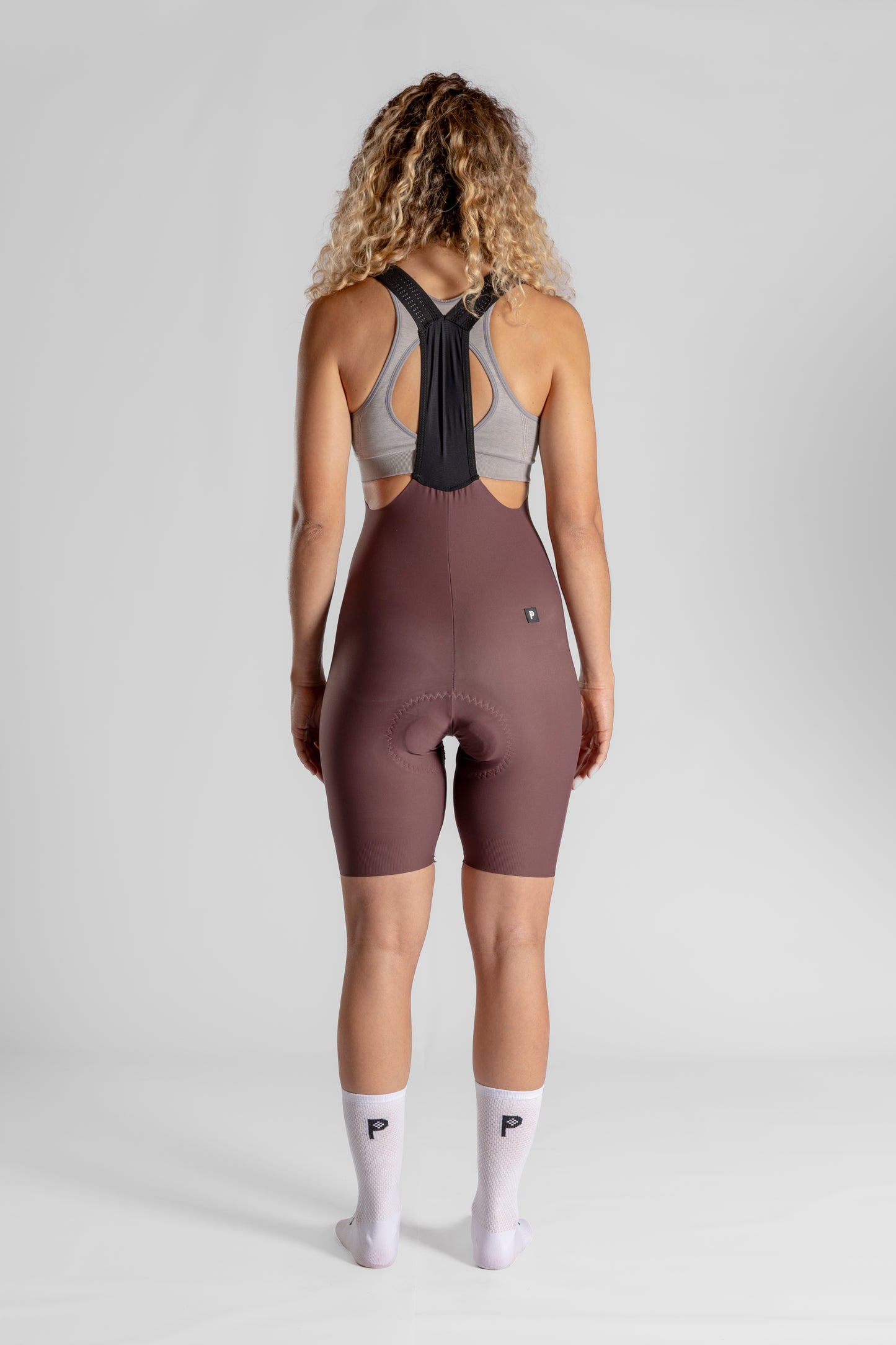 Women's Seamless Bib Grey