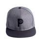 Dark Grey Flat Cap