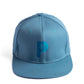 Aquamarine Blue Flat Cap