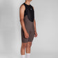 Black Men's Seamless Bib