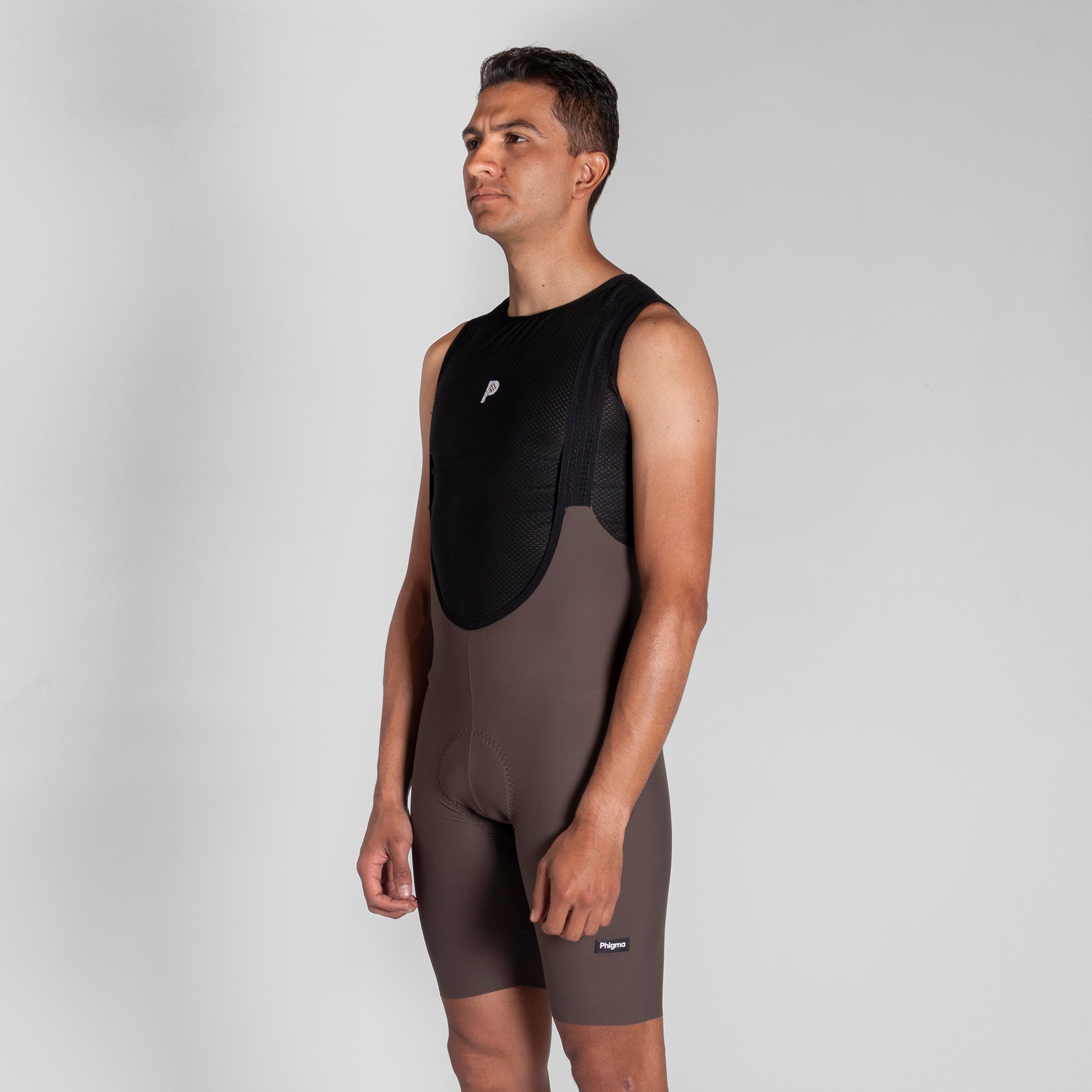 Black Men's Seamless Bib