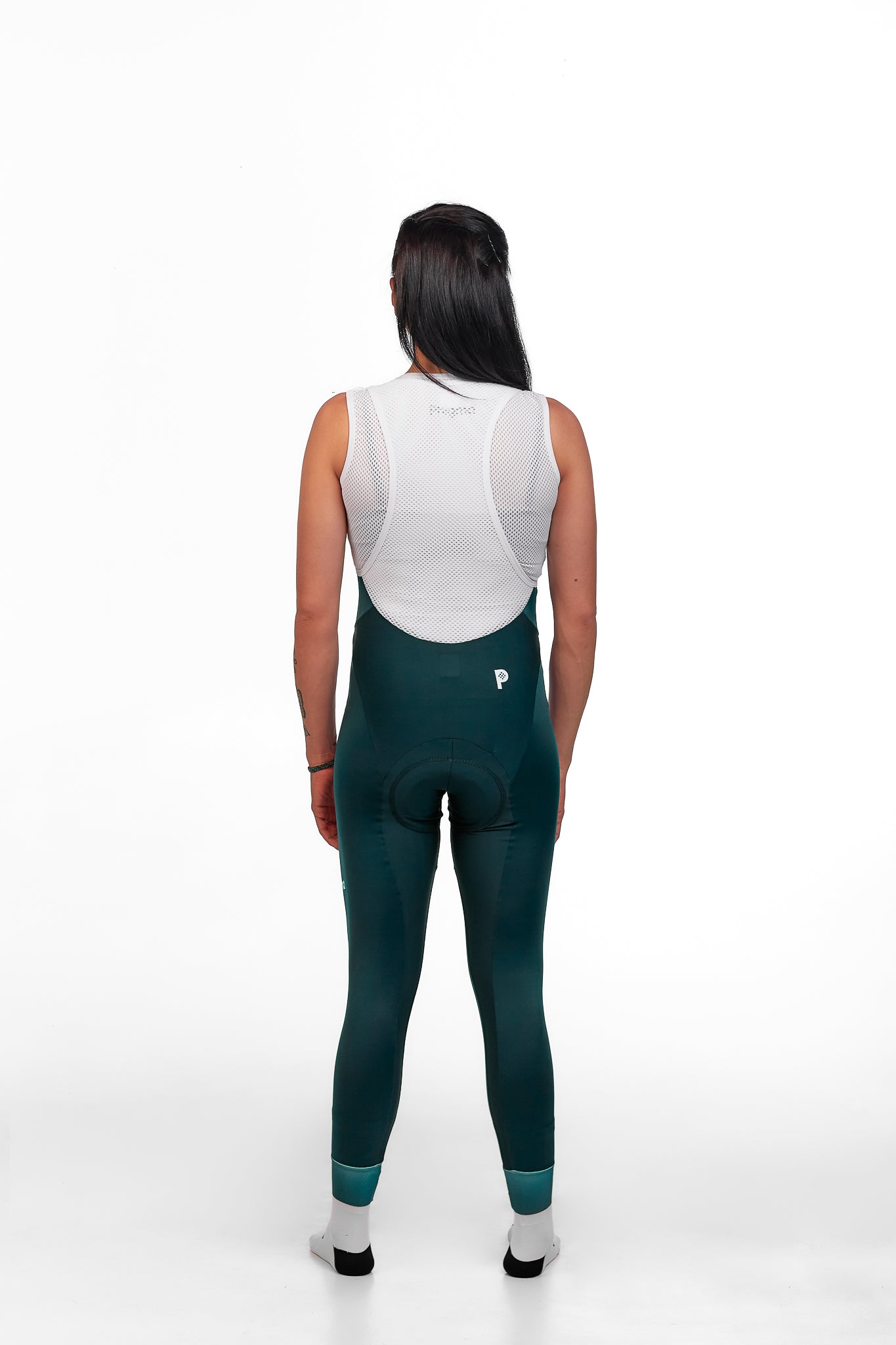 Women's pants in pine green