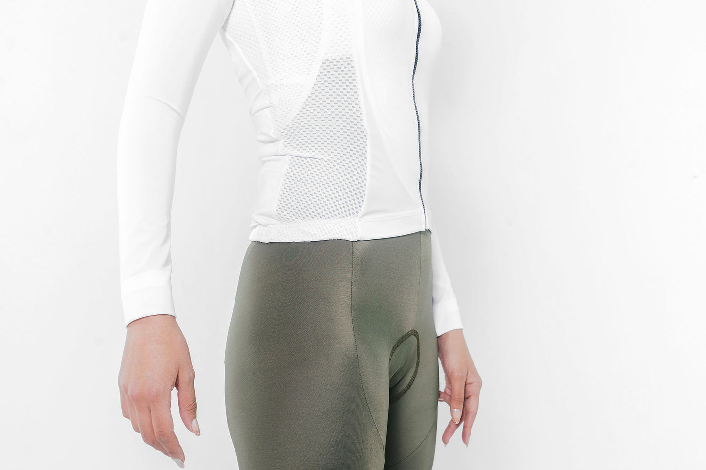 Bib Short Mujer Verde MIlitar