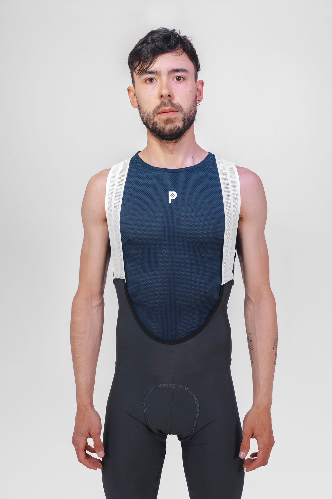 Men's Seamless Bib Grey