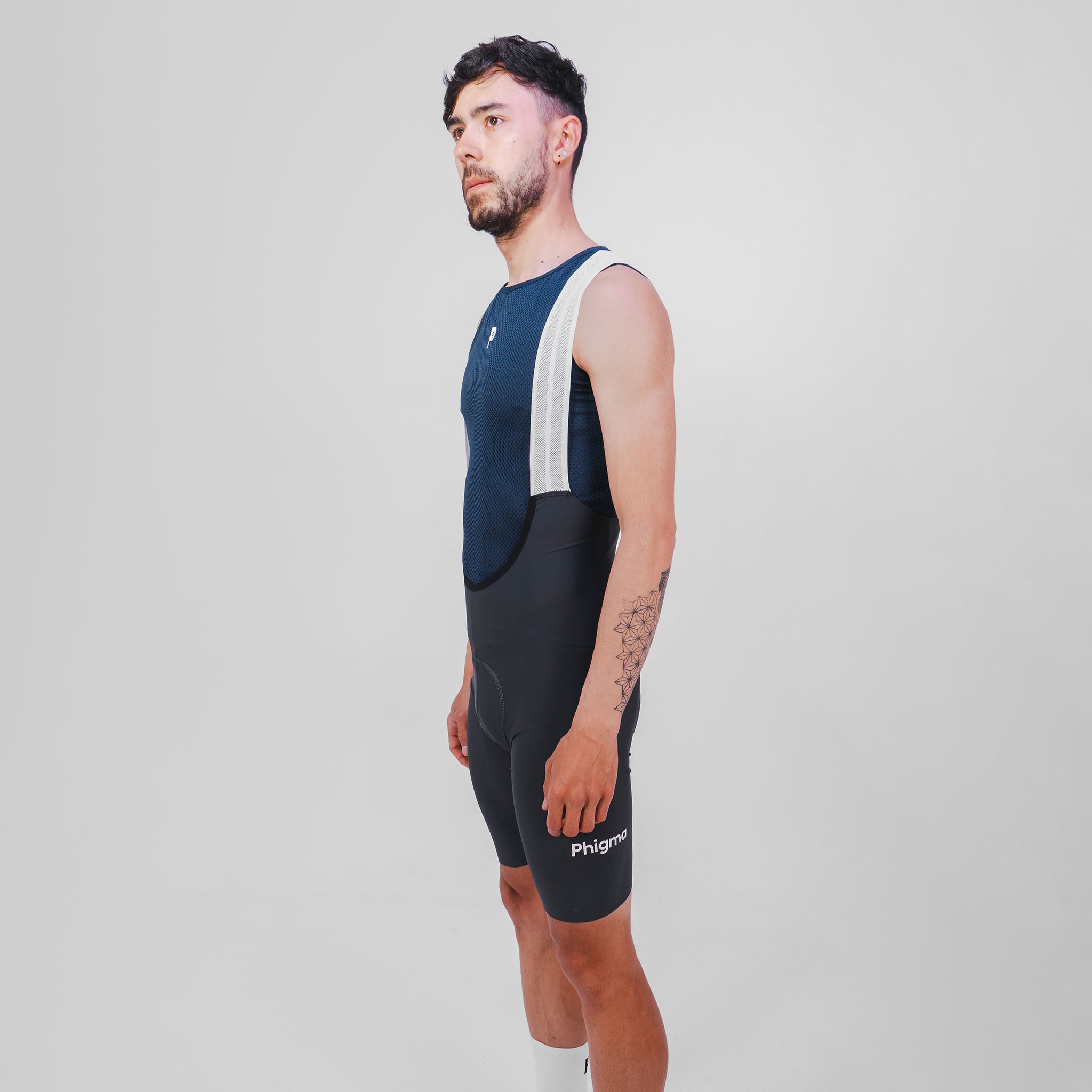 Men's Seamless Bib Grey