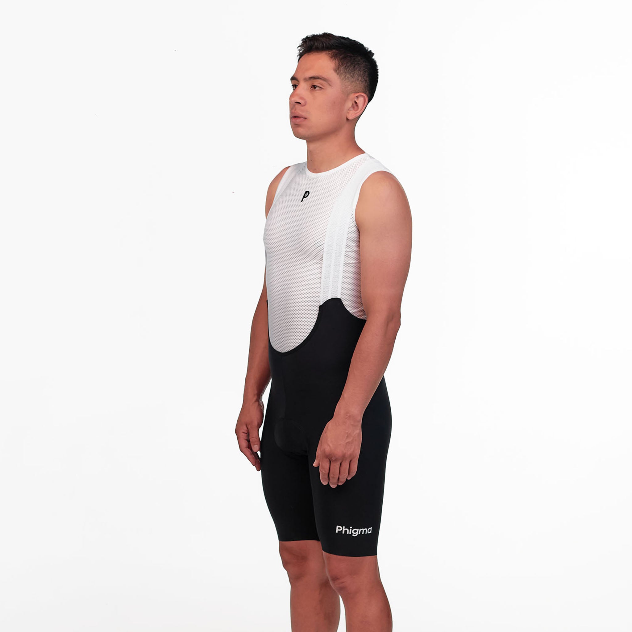 Black Men's Seamless Bib