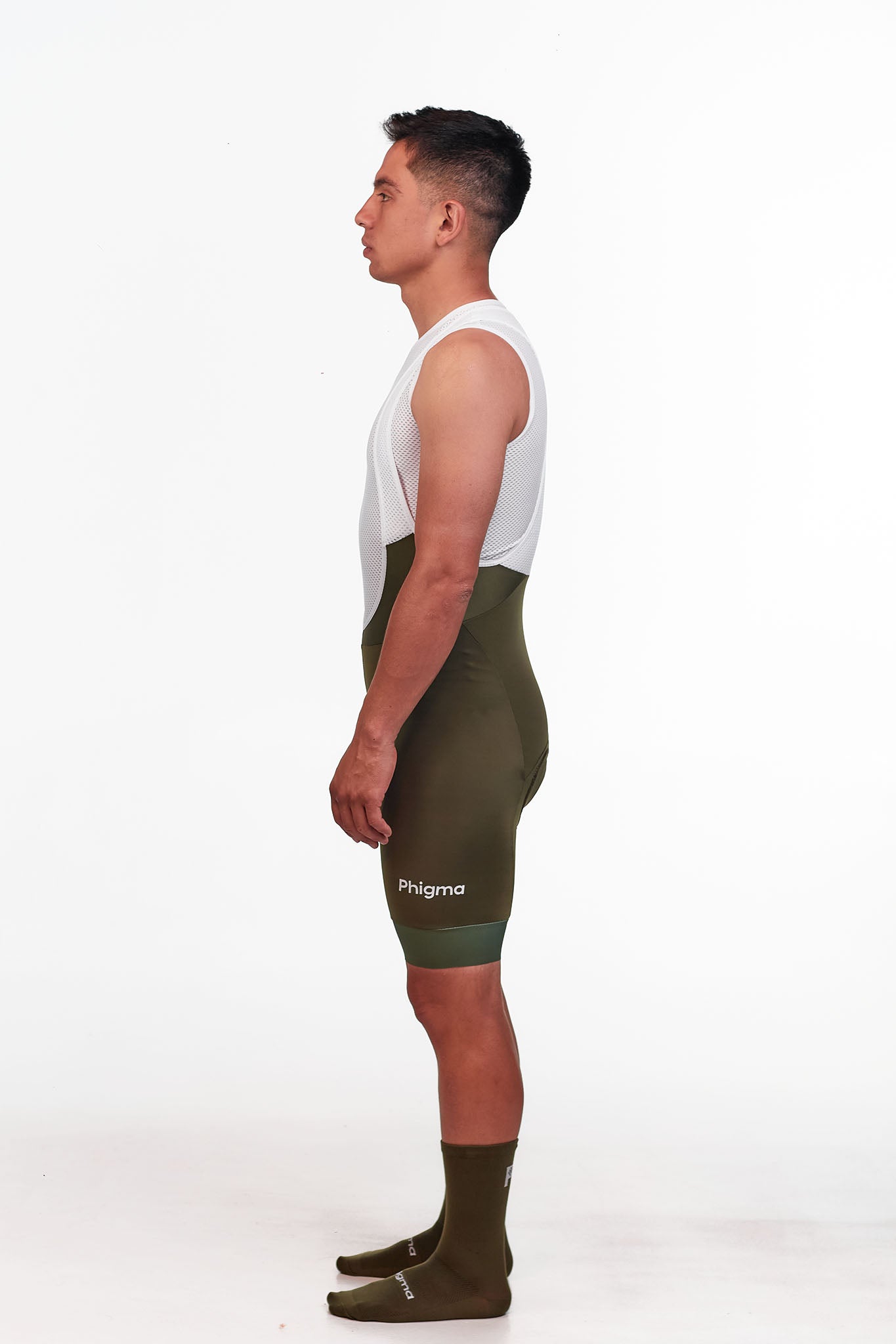 Bib Short Hombre Verde MIlitar