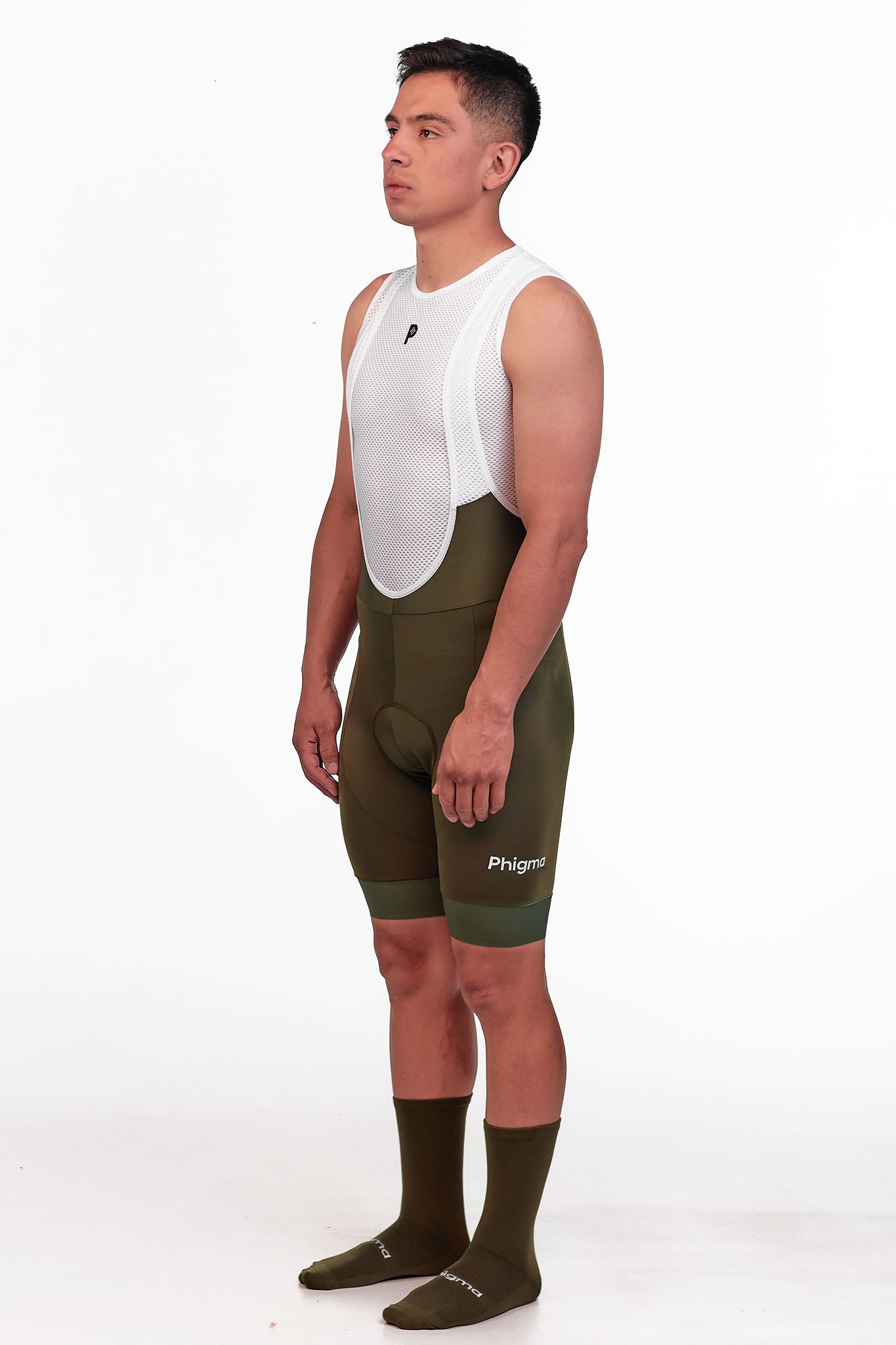 Bib Short Hombre Verde MIlitar